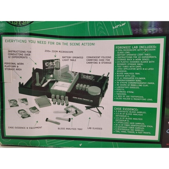 CSI:‎ Crime Scene Investigation FORENSIC LAB Rare Sealed See Pictures - Picture 6 of 7